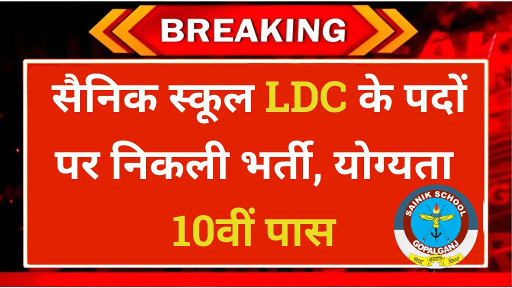 School LDC Recruitment 2024